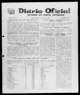 Diário Oficial do Estado de Santa Catarina. Ano 29. N° 7219 de 25/01/1963