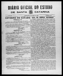Diário Oficial do Estado de Santa Catarina. Ano 9. N° 2278 de 16/06/1942