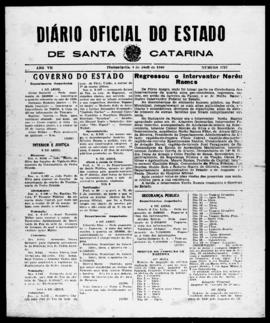 Diário Oficial do Estado de Santa Catarina. Ano 7. N° 1737 de 08/04/1940