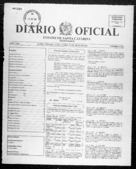 Diário Oficial do Estado de Santa Catarina. Ano 71. N° 17644 de 24/05/2005