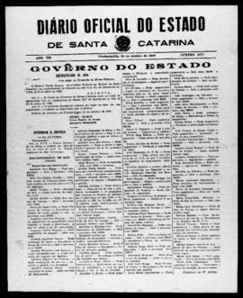 Diário Oficial do Estado de Santa Catarina. Ano 7. N° 1871 de 16/10/1940