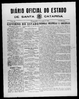 Diário Oficial do Estado de Santa Catarina. Ano 9. N° 2227 de 27/03/1942