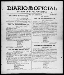 Diário Oficial do Estado de Santa Catarina. Ano 27. N° 6686 de 22/11/1960