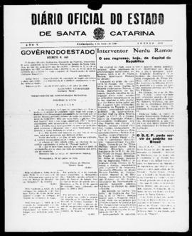 Diário Oficial do Estado de Santa Catarina. Ano 5. N° 1244 de 05/07/1938