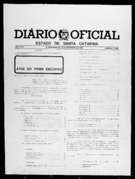 Diário Oficial do Estado de Santa Catarina. Ano 46. N° 11562 de 17/09/1980