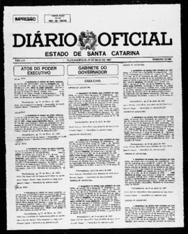 Diário Oficial do Estado de Santa Catarina. Ano 53. N° 13199 de 07/05/1987