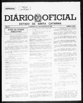 Diário Oficial do Estado de Santa Catarina. Ano 52. N° 12905 de 27/02/1986
