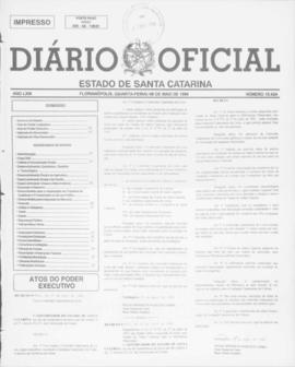 Diário Oficial do Estado de Santa Catarina. Ano 63. N° 15424 de 08/05/1996