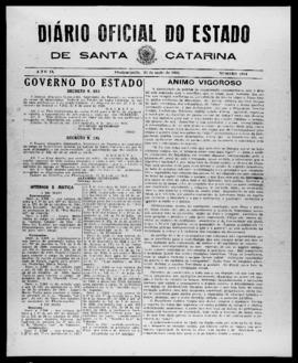 Diário Oficial do Estado de Santa Catarina. Ano 9. N° 2254 de 11/05/1942