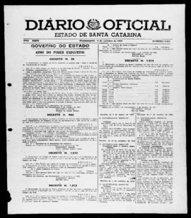 Diário Oficial do Estado de Santa Catarina. Ano 26. N° 6421 de 09/10/1959
