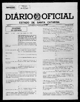 Diário Oficial do Estado de Santa Catarina. Ano 52. N° 12756 de 23/07/1985