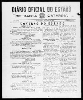 Diário Oficial do Estado de Santa Catarina. Ano 17. N° 4155 de 12/04/1950