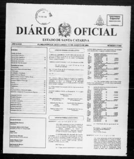 Diário Oficial do Estado de Santa Catarina. Ano 72. N° 17944 de 11/08/2006