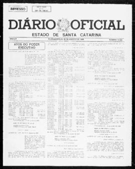 Diário Oficial do Estado de Santa Catarina. Ano 54. N° 13525 de 26/08/1988