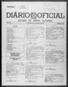 Diário Oficial do Estado de Santa Catarina. Ano 58. N° 14647 de 16/03/1993