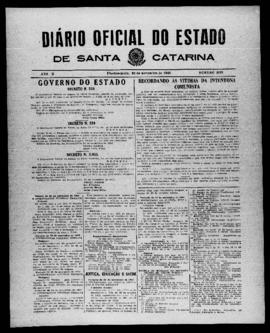 Diário Oficial do Estado de Santa Catarina. Ano 10. N° 2629 de 26/11/1943