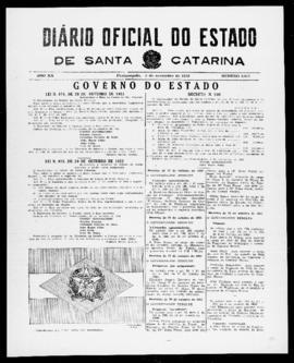 Diário Oficial do Estado de Santa Catarina. Ano 20. N° 5015 de 05/11/1953