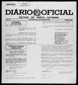 Diário Oficial do Estado de Santa Catarina. Ano 52. N° 12821 de 23/10/1985