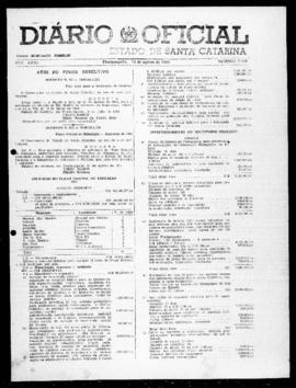 Diário Oficial do Estado de Santa Catarina. Ano 31. N° 7620 de 14/08/1964