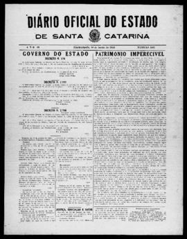 Diário Oficial do Estado de Santa Catarina. Ano 9. N° 2422 de 18/01/1943