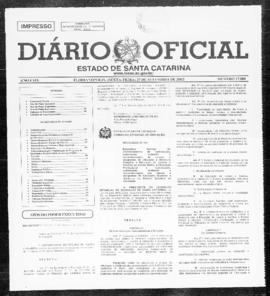 Diário Oficial do Estado de Santa Catarina. Ano 69. N° 17001 de 27/09/2002