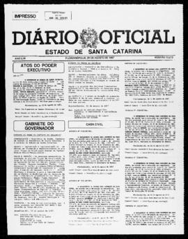 Diário Oficial do Estado de Santa Catarina. Ano 53. N° 13273 de 20/08/1987
