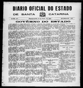 Diário Oficial do Estado de Santa Catarina. Ano 4. N° 902 de 16/04/1937