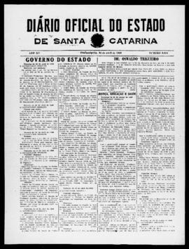 Diário Oficial do Estado de Santa Catarina. Ano 15. N° 3694 de 30/04/1948