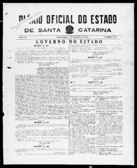 Diário Oficial do Estado de Santa Catarina. Ano 20. N° 5035 de 07/12/1953