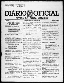 Diário Oficial do Estado de Santa Catarina. Ano 53. N° 12973 de 10/06/1986