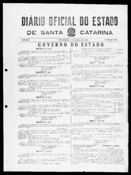 Diário Oficial do Estado de Santa Catarina. Ano 20. N° 5053 de 08/01/1954