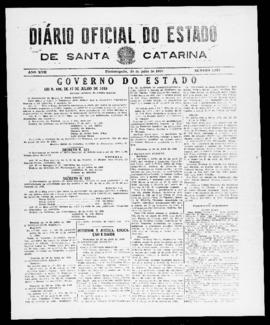 Diário Oficial do Estado de Santa Catarina. Ano 17. N° 4221 de 20/07/1950