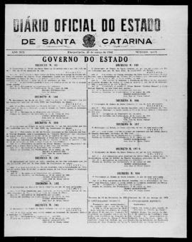 Diário Oficial do Estado de Santa Catarina. Ano 19. N° 4625 de 25/03/1952
