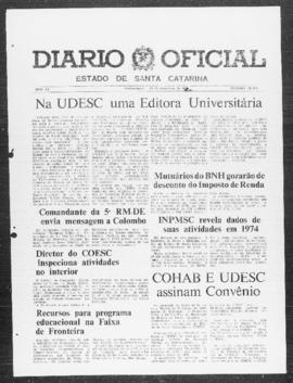 Diário Oficial do Estado de Santa Catarina. Ano 40. N° 10174 de 13/02/1975