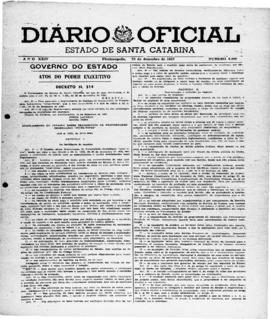 Diário Oficial do Estado de Santa Catarina. Ano 24. Nº 6000 de 23/12/1957
