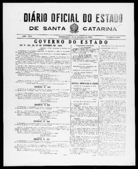Diário Oficial do Estado de Santa Catarina. Ano 16. N° 4028 de 27/09/1949