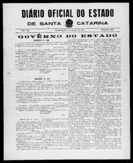 Diário Oficial do Estado de Santa Catarina. Ano 7. N° 1926 de 07/01/1941