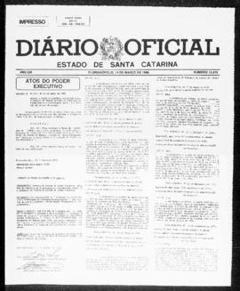 Diário Oficial do Estado de Santa Catarina. Ano 53. N° 12916 de 14/03/1986