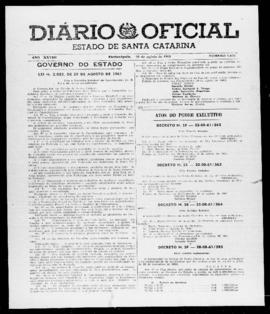 Diário Oficial do Estado de Santa Catarina. Ano 28. N° 6876 de 29/08/1961
