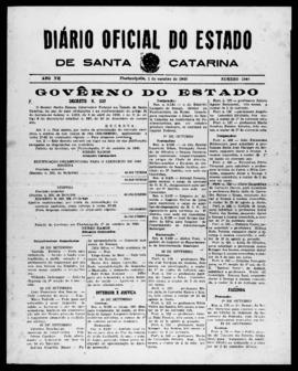 Diário Oficial do Estado de Santa Catarina. Ano 7. N° 1860 de 01/10/1940