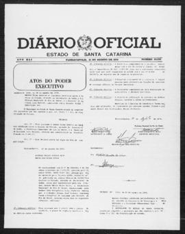 Diário Oficial do Estado de Santa Catarina. Ano 41. N° 10559 de 31/08/1976