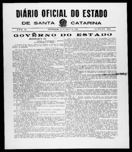 Diário Oficial do Estado de Santa Catarina. Ano 6. N° 1521 de 22/06/1939