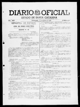 Diário Oficial do Estado de Santa Catarina. Ano 26. N° 6444 de 13/11/1959