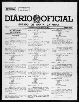 Diário Oficial do Estado de Santa Catarina. Ano 53. N° 13167 de 18/03/1987