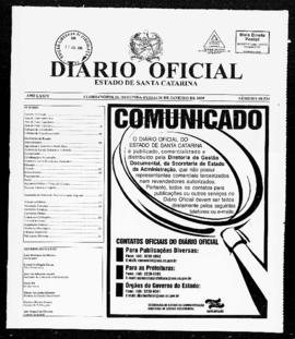 Diário Oficial do Estado de Santa Catarina. Ano 74. N° 18534 de 26/01/2009