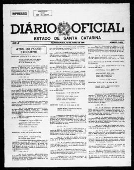 Diário Oficial do Estado de Santa Catarina. Ano 53. N° 12976 de 13/06/1986