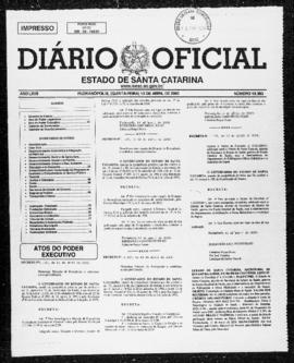Diário Oficial do Estado de Santa Catarina. Ano 67. N° 16393 de 13/04/2000