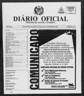 Diário Oficial do Estado de Santa Catarina. Ano 75. N° 18739 de 26/11/2009