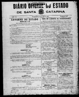 Diário Oficial do Estado de Santa Catarina. Ano 10. N° 2506 de 25/05/1943