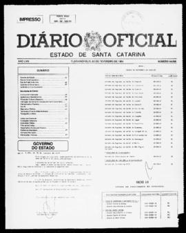 Diário Oficial do Estado de Santa Catarina. Ano 58. N° 14866 de 02/02/1994